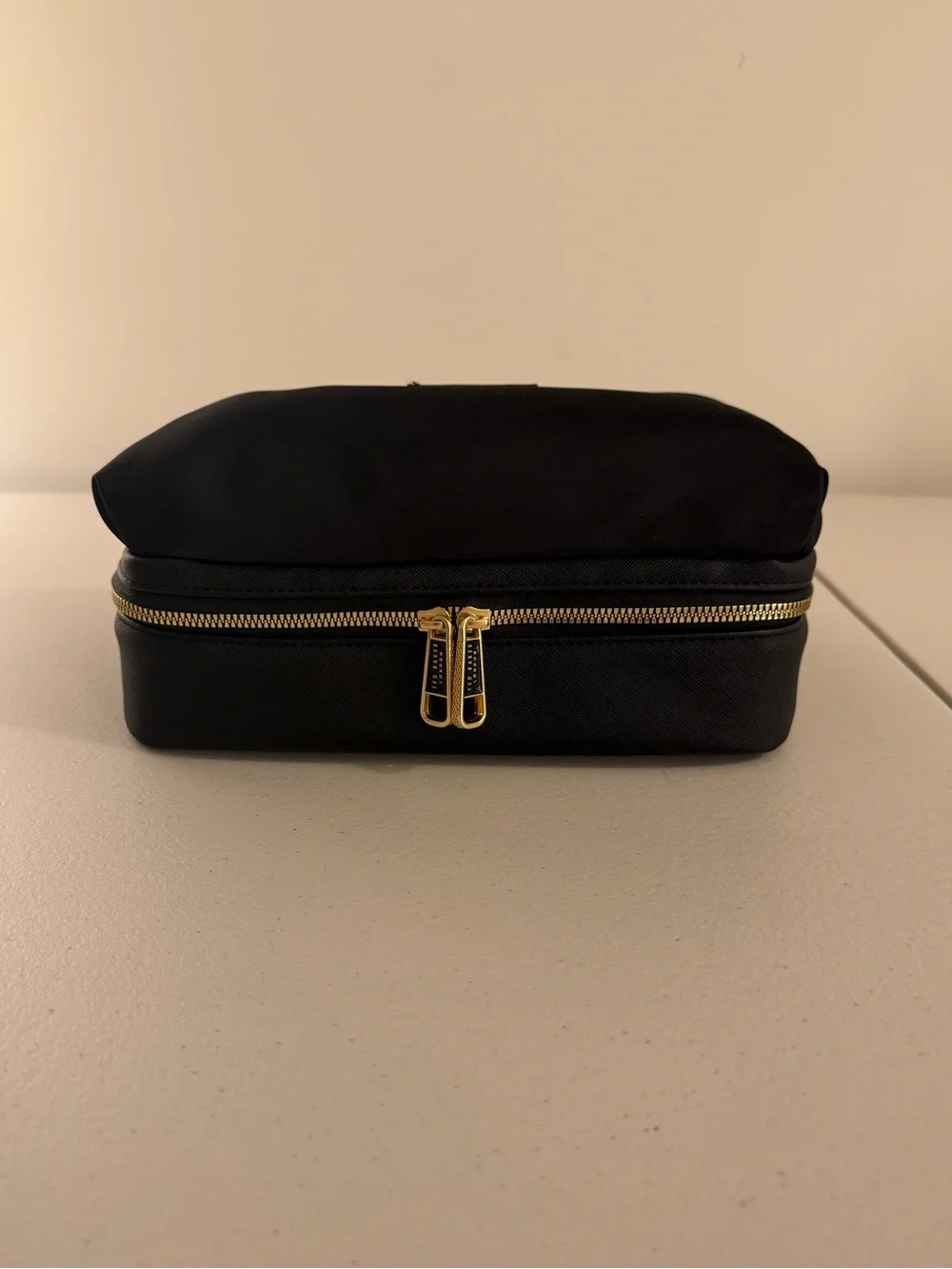 Ted Baker London Black Puffy Toiletry/Cosmetic Bag - *NWT*